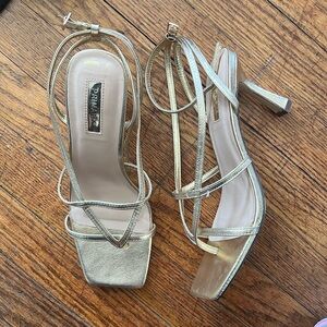 Primark Gold Heels